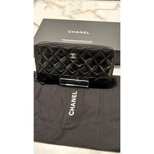 Chanel Patent Long Wallet